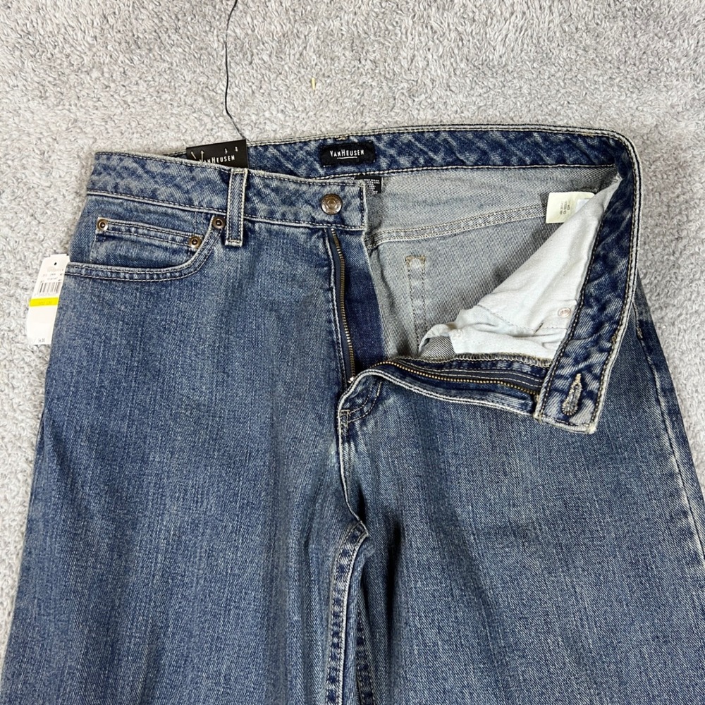 Van Heusen Jeans Mens 32x30‎ Blue New Classic Fit Straight Leg Denim
